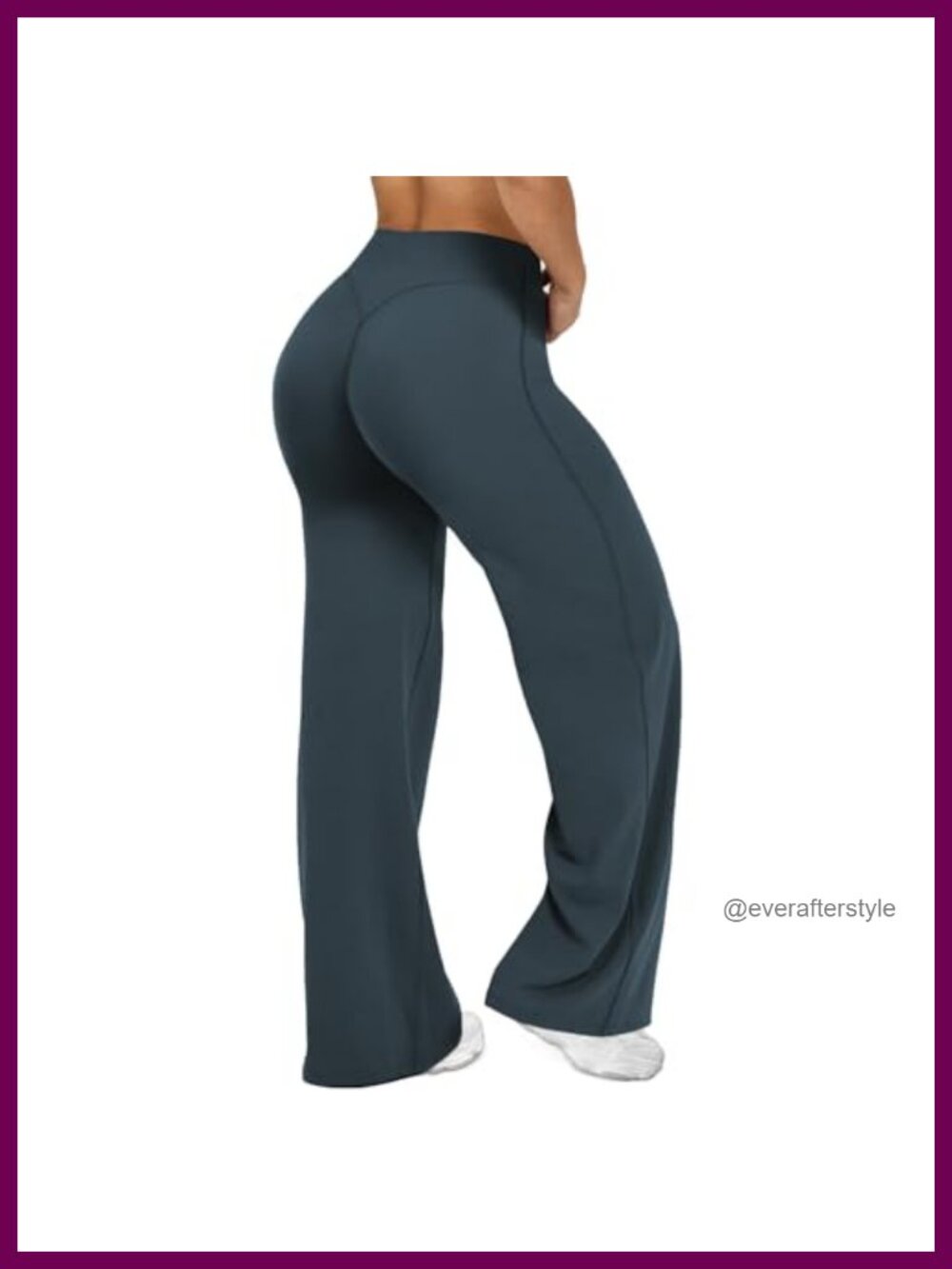 Wide Leg Yoga Pants High Waist Tummy Control Workout Leggings